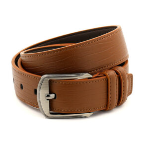 Men’s Genuine Cowhide Leather Belt with Pin Buckle | Casual Adjustable Waist Belt for Jeans & Trousers 2 1809153384917