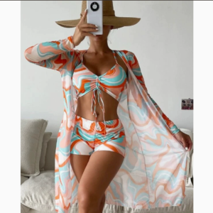 Fashionable Sexy Mesh Cover-Up with Leg-Length Briefs Three-Piece Swimwear Set for Women 15 2C2B3FE9E71F7C35FCAE5DC7BA166E87 2