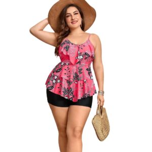 Deal of the day 89 Separate Tankini Swimwear Plus Size