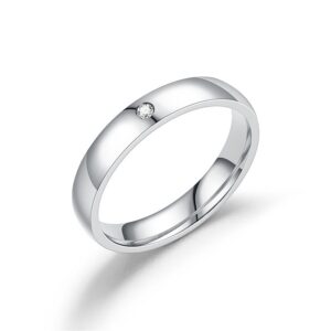 Glossy Stainless Steel Couple Ring for Women – Simple Unisex Titanium Steel Ring in Gold, Silver, Black & Rose Gold 4 35e4c553 3211 4ca7 b5e1 66ddae17e0d0