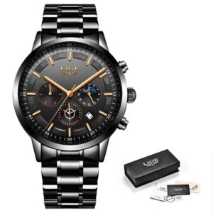LIGE Sport Quartz Clock Mens Watches Top Brand Luxury Business Waterproof Watch 7 4282492E60635E49418A8A3599F6BB84 1
