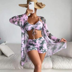 Fashionable Sexy Mesh Cover-Up with Leg-Length Briefs Three-Piece Swimwear Set for Women 10 44D86D6B31EE0030CDC9D9A38DCE8B52 2