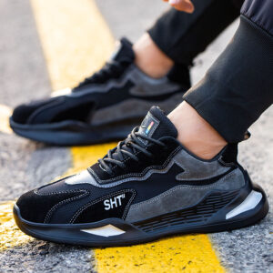 New Men's Anti Smash And Anti Puncture Breathable Work Sneaker Steel Toe Cap Protective Shoes Safety Shoes 5 4858F62DC03E672B695A038FB7172478 1