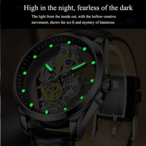 Men’s Luxury Skeleton Automatic Quartz Watch | Gold Stainless Steel Vintage Business Wristwatch with Luminous Dial 5 500cad90 ca97 409a 88b5 9a1be0d7bc63