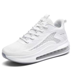 Deal of the day 83 Flyknit running sneaker for men, spring new shock-absorbing air cushion sports shoes, height increasing fashionable casual sneakers for men