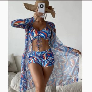 Fashionable Sexy Mesh Cover-Up with Leg-Length Briefs Three-Piece Swimwear Set for Women 16 8A382E02CA389EE54F91D4F980EFA5F1 2