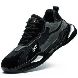 New Men's Anti Smash And Anti Puncture Breathable Work Sneaker Steel Toe Cap Protective Shoes Safety Shoes