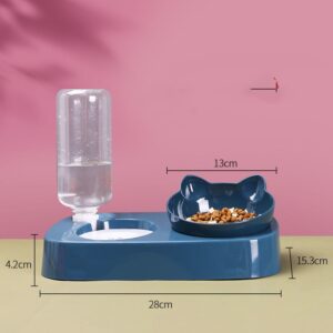 Pet bowls save space reduce flipping wet mouth cat bowls pet automatic water dispensers pet food bowls dog bowls 7 C603E1846DF1F039846B2FF2A5C53462 1
