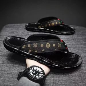 Men’s Summer Flip Flops | Casual EVA Beach Sandals with Non-Slip Sole, Comfortable Open Toe Slippers for Indoor & Outdoor Wear