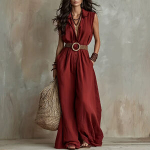 Sleeveless jumpsuit 4 E2808519C1C68400069686CFBA12D759 1