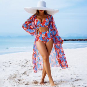 Mingyi Fashionable High-End Sexy Women's Swimwear Three-Piece Bikini Set 4 E401EE02077958EB7428B43A5F49CEA8 2