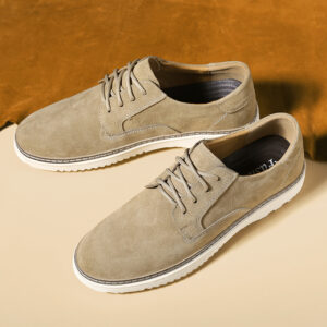 Men’s Casual Leather Shoes | Round Toe Lace-Up Flat Heel Work Shoes for Daily Wear 2 FCE05DC404D5FC24B13AB603FB83BF12 1