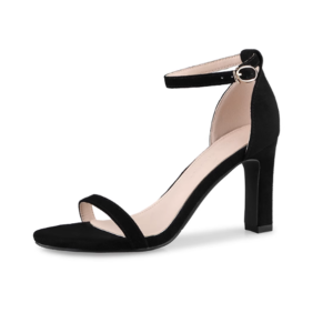 Real leather flat sandals with thick heels for women French black high heels for women 3 FD1D07E4905E229D48B392A637B239DC 1