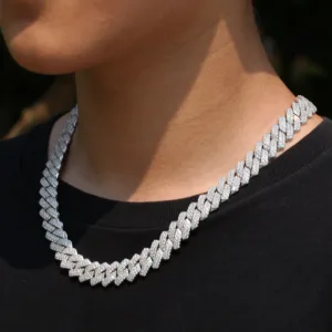 UWIN 13mm Micro Pave Prong Cuban Chain Necklaces Fashion Hiphop Full Iced Out Cubic Zirconia Jewelry 9