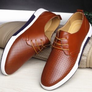 Deal of the day 79 Leather Shoes Men's Business Formal Workwear Shoes Black Trendy Soft Shoes