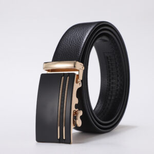 Bysteam | Online Fashion Store for Women's Clothing, Shoes & Accessories 17 Men's Soft Leather Belt With Automatic Buckle
