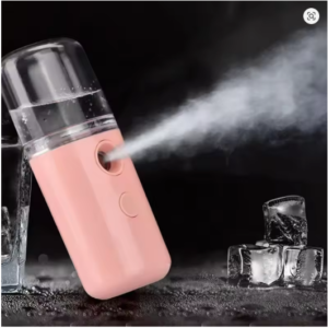 Mini Portable Facial Steamer – USB Rechargeable Cold Nano Mist Face Hydrating Sprayer